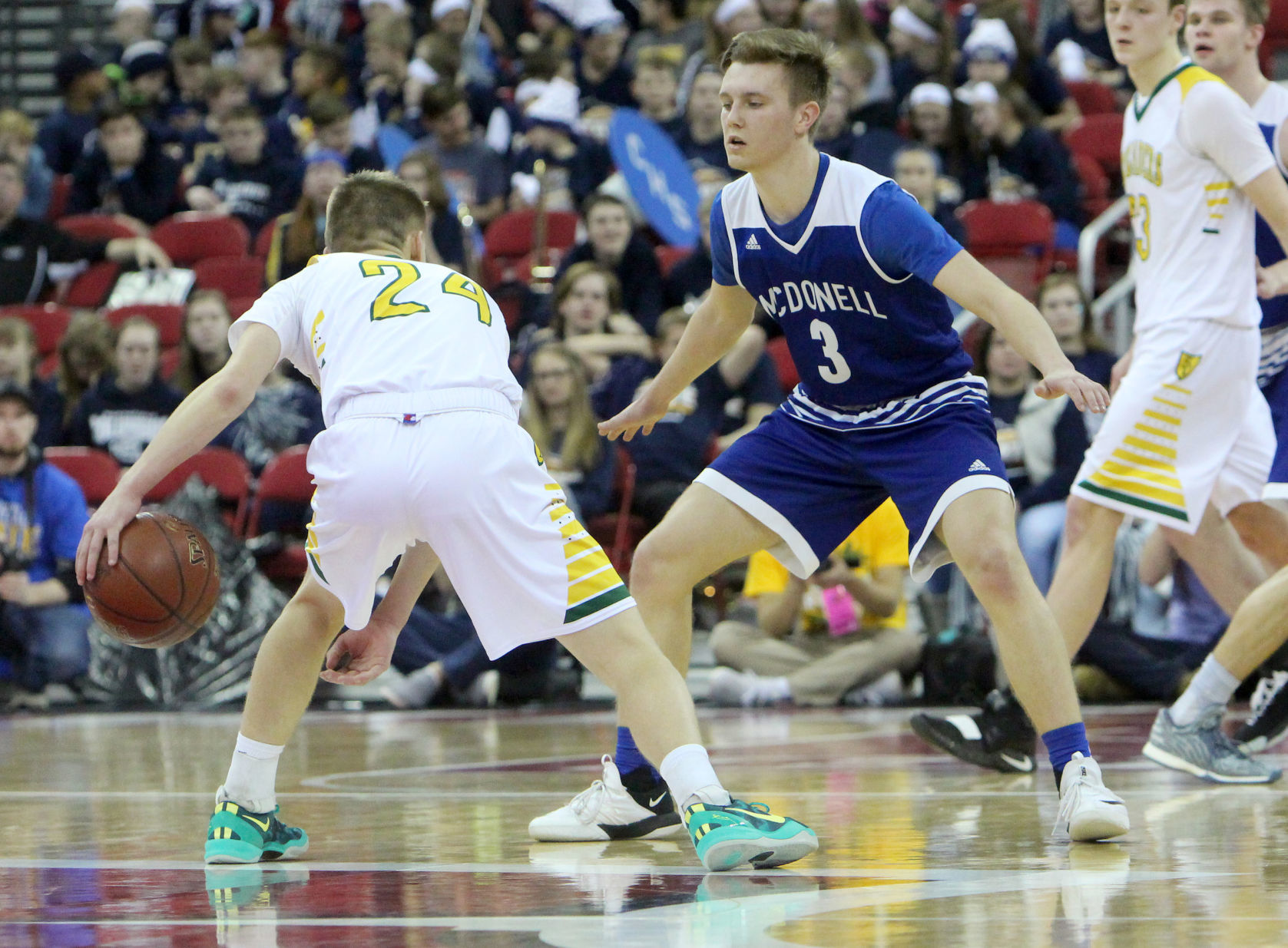 McDonell boys basketball vs Sheboygan Area Lutheran 3-15-19